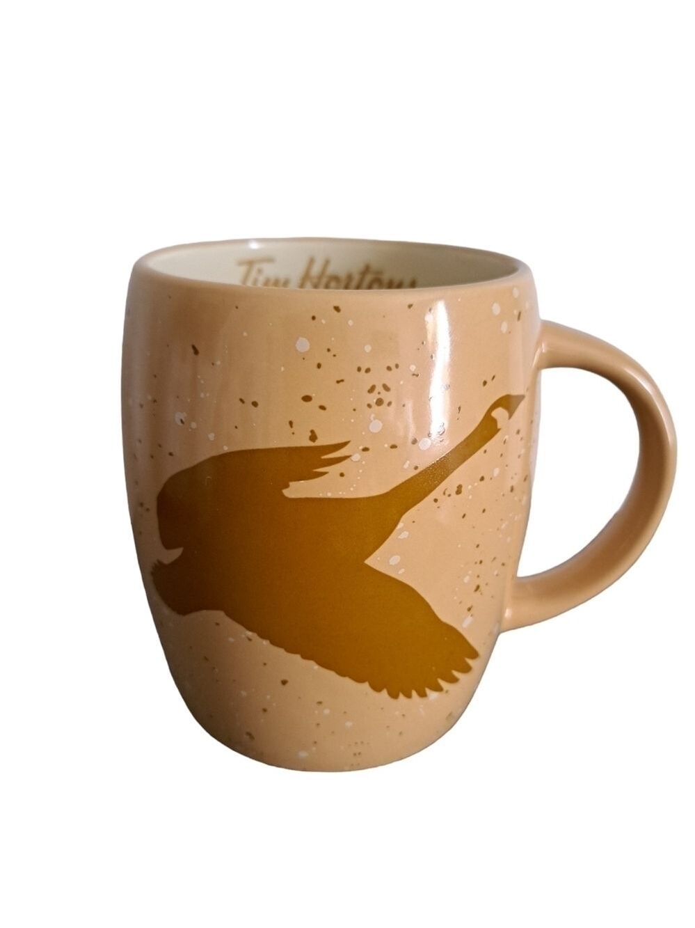TIM HORTONS Limited Edition mug Canada Goose tan brown coffee tea mug cup 12oz